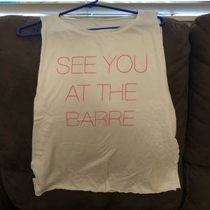 Barre tank top